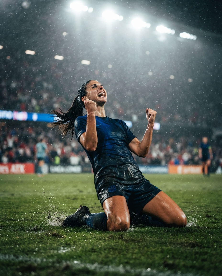 Samantha Vance celebration after scoring